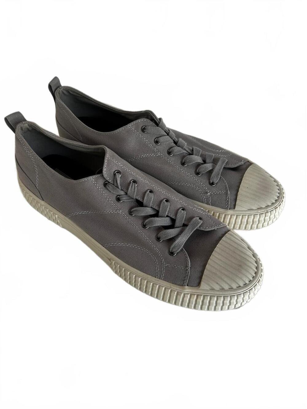 Steve Madden Ceqtor Grey Canvas Sneakers Men 13 NWOT